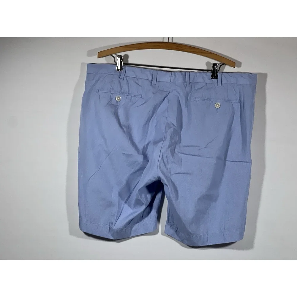 Polo Ralph Lauren Mens Chino Shorts‎ 40 Blue White Pinstripe Casual